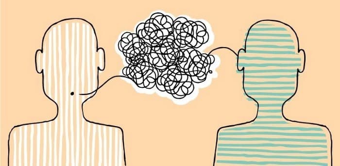 listen, speak, think