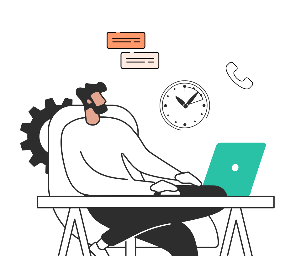 Contact Us Illustration